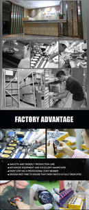 NAVIFORCE quartz watch with waterproof stainless steel strap