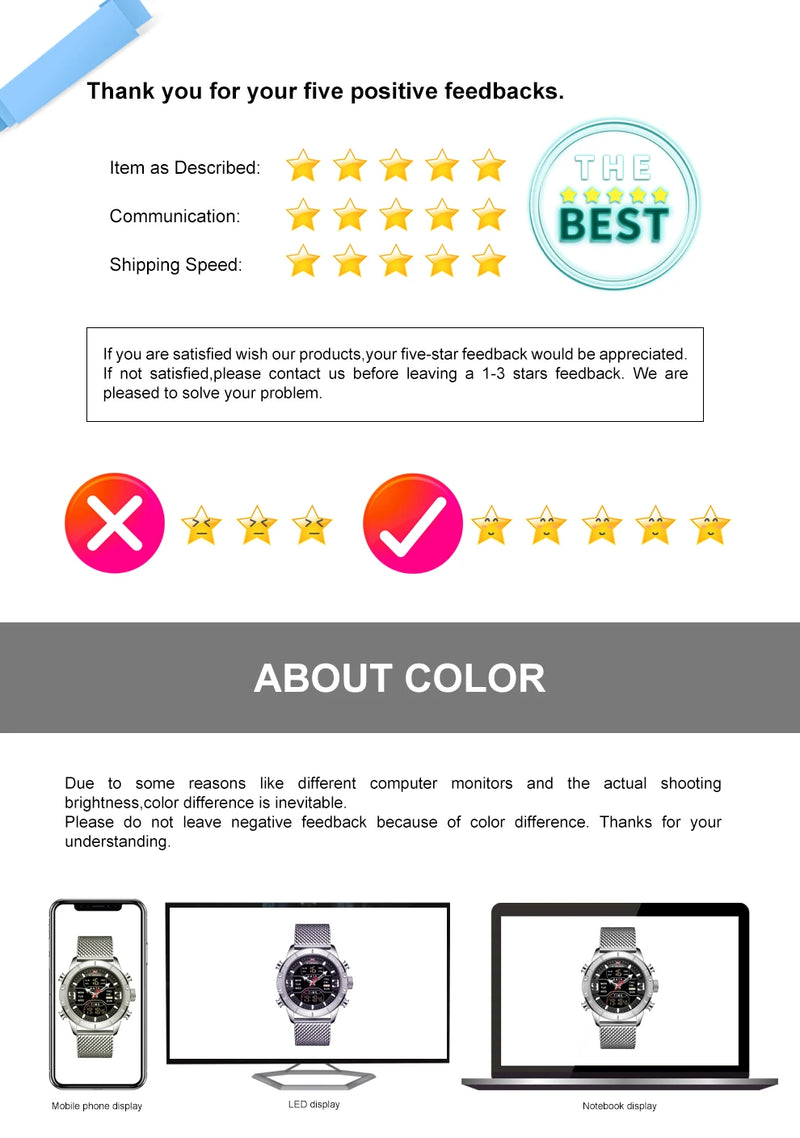 NAVIFORCE quartz watch with waterproof stainless steel strap