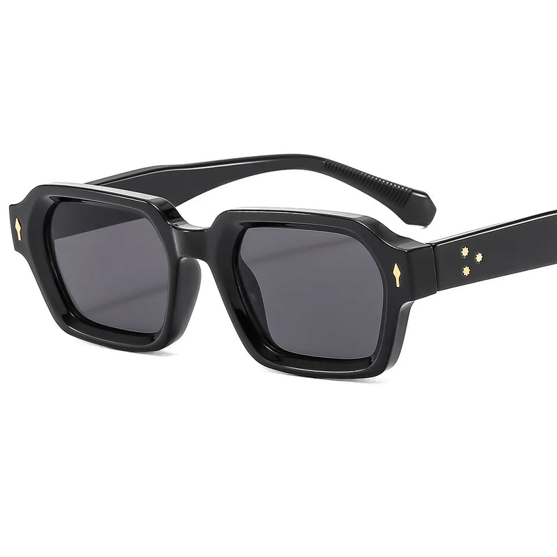 Square retro frame sunglasses UV400