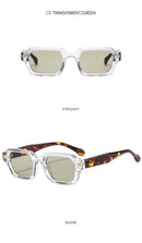 Square retro frame sunglasses UV400