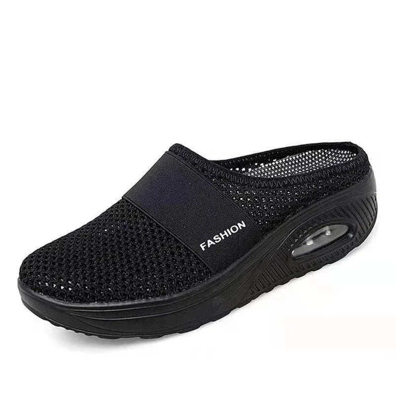 Women's orthopedic slip-on walking shoes