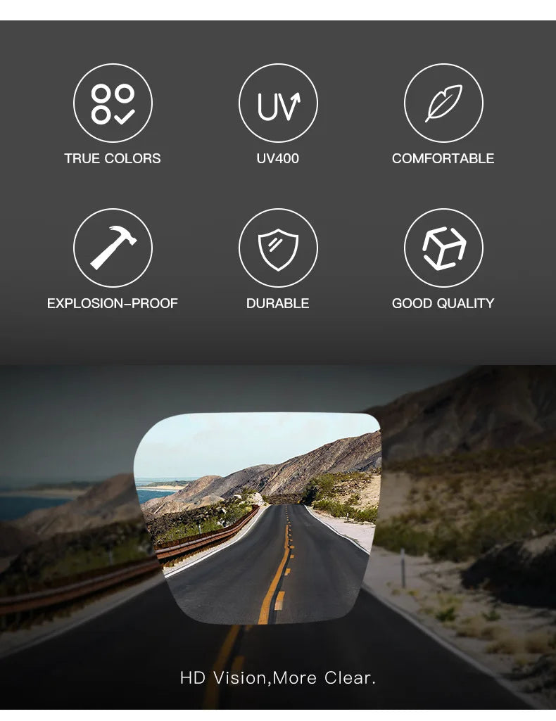 Glasses for outdoor sports