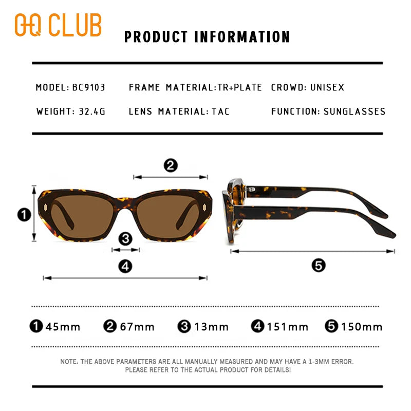 CLUB Sunglasses Polarised lenses