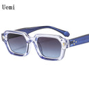 Square retro frame sunglasses UV400