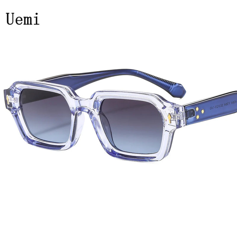 Square retro frame sunglasses UV400