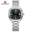 NAVIFORCE quartz watch with waterproof stainless steel strap
