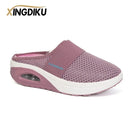 Women's orthopedic slip-on walking shoes