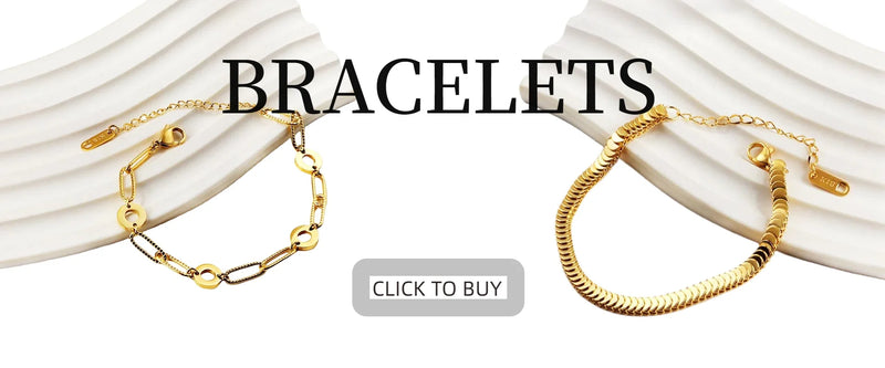 LUXUSTEEL Four Leaf Clover Chain Earrings and Pendant Set