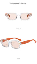 Square retro frame sunglasses UV400