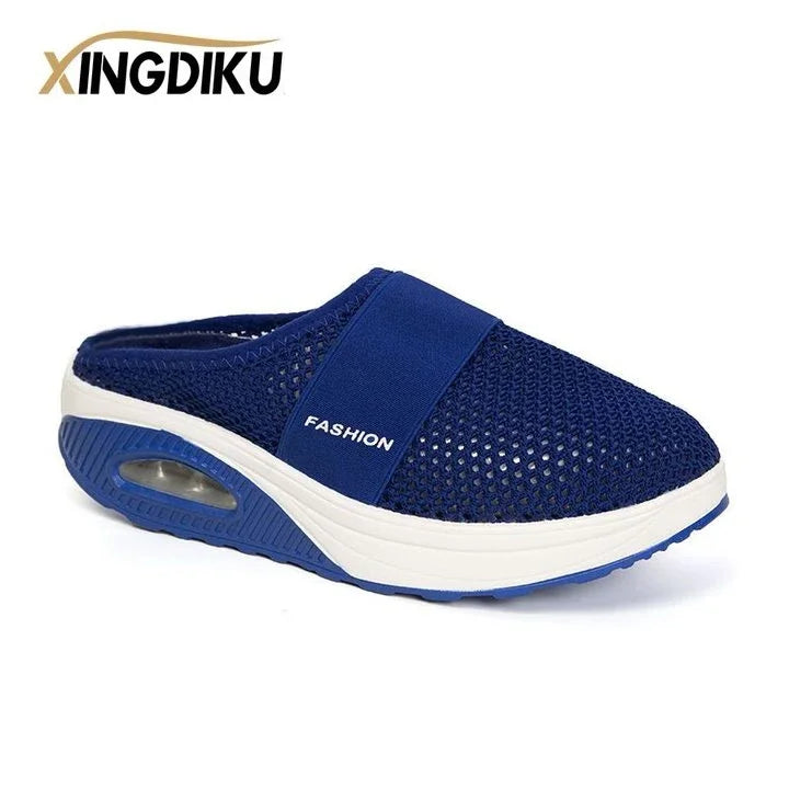 Women's orthopedic slip-on walking shoes