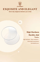 POEDAGAR Luxury Waterproof Stainless Steel Watch