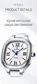 NAVIFORCE quartz watch with waterproof stainless steel strap