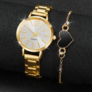 Fashion quartz wrist watches for women with bracelet