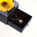 Elegant Sunflower Necklace Set - Celebrate Love and Loyalty