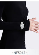 NAVIFORCE quartz watch with waterproof stainless steel strap