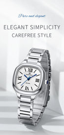 NAVIFORCE quartz watch with waterproof stainless steel strap