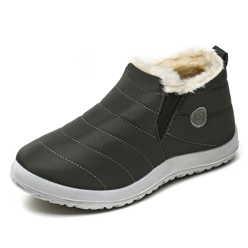 Warm, waterproof, fluffy snow boots