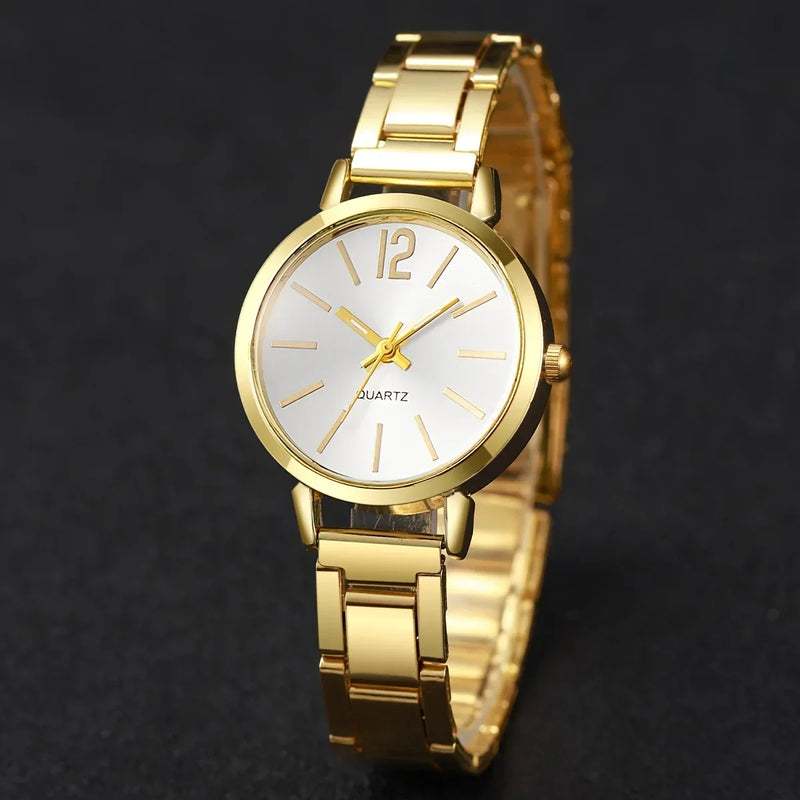 Fashion quartz wrist watches for women with bracelet