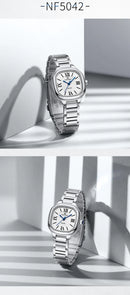 NAVIFORCE quartz watch with waterproof stainless steel strap