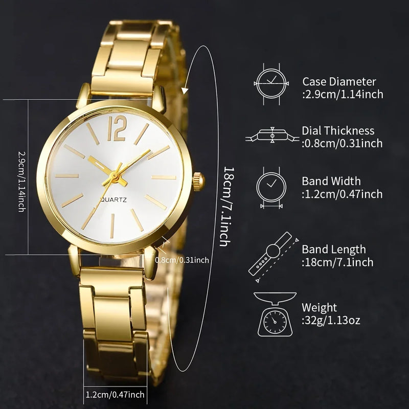 Fashion quartz wrist watches for women with bracelet