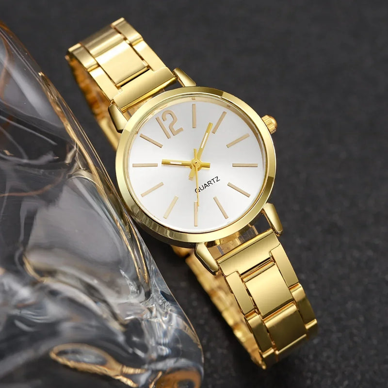 Fashion quartz wrist watches for women with bracelet