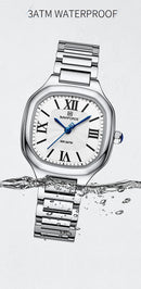NAVIFORCE quartz watch with waterproof stainless steel strap