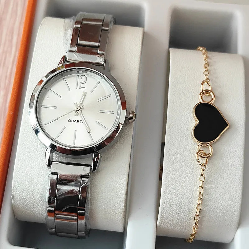Fashion quartz wrist watches for women with bracelet