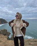 Retro Lamb Fur Coat