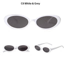 Retro vintage sunglasses with yellow lens and UV400 protection