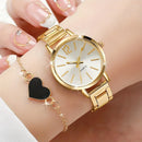 Fashion quartz wrist watches for women with bracelet
