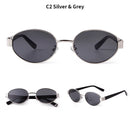 Retro vintage sunglasses with yellow lens and UV400 protection