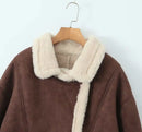Retro Lamb Fur Coat