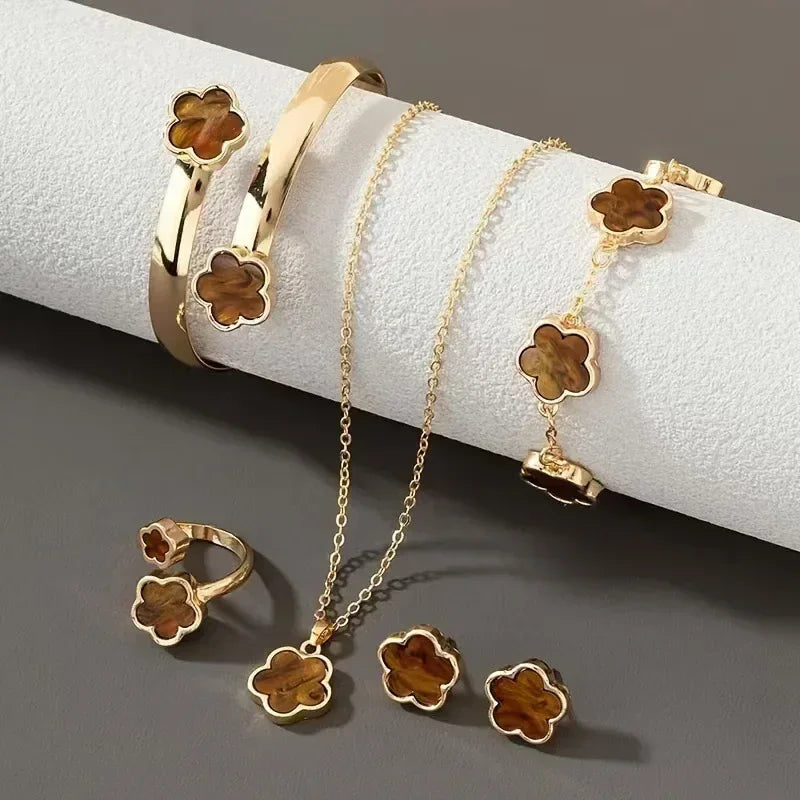 5-piece luxury jewelry set