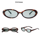 Retro vintage sunglasses with yellow lens and UV400 protection