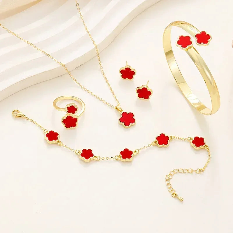5-piece luxury jewelry set