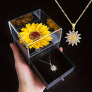 Elegant Sunflower Necklace Set - Celebrate Love and Loyalty