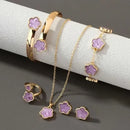 5-piece luxury jewelry set