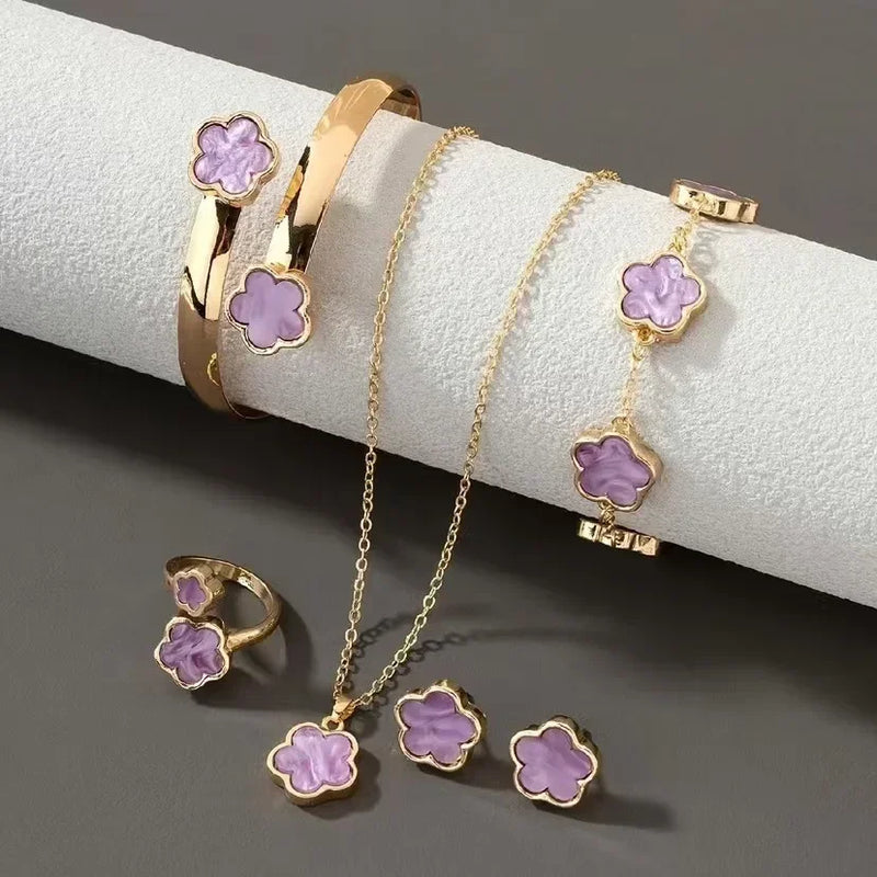 5-piece luxury jewelry set