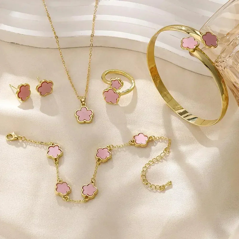 5-piece luxury jewelry set