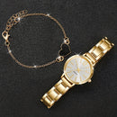 Fashion quartz wrist watches for women with bracelet
