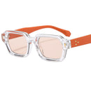 Square retro frame sunglasses UV400