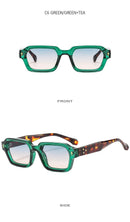 Square retro frame sunglasses UV400