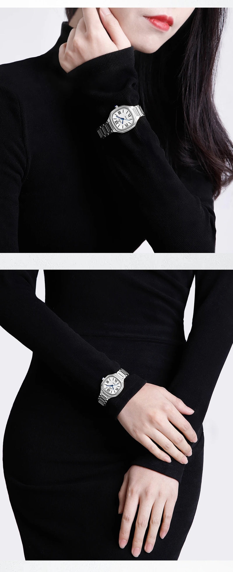 NAVIFORCE quartz watch with waterproof stainless steel strap