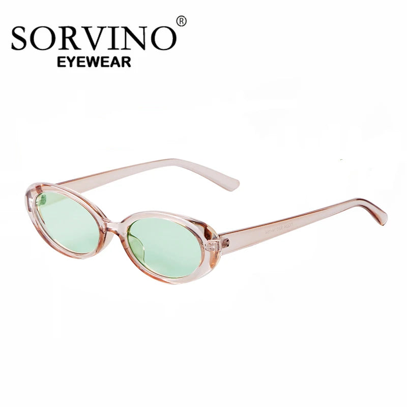 Retro vintage sunglasses with yellow lens and UV400 protection