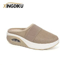 Women's orthopedic slip-on walking shoes
