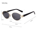 Retro vintage sunglasses with yellow lens and UV400 protection
