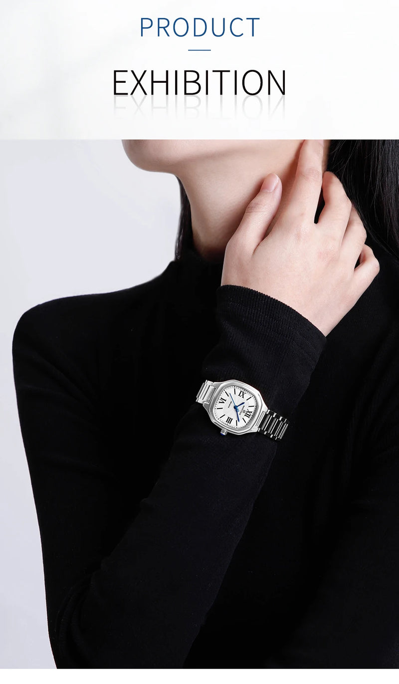 NAVIFORCE quartz watch with waterproof stainless steel strap