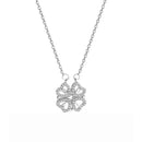 Stainless Steel Magnetic Love Pendant Necklace Clover
