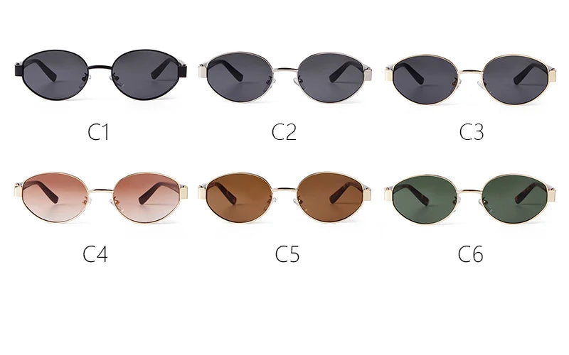 Retro vintage sunglasses with yellow lens and UV400 protection