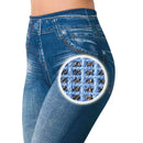 Set de 3 jeggins moldeadores con efecto jeans